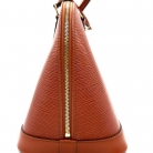 Bolso de mano, Louis Vuitton Alma de cuero Epi naranja.