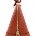 Bolso de mano, Louis Vuitton Alma de cuero Epi naranja.