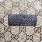 BORSA DA VIAGGIO GUCCI JOY 48HRS IN TELA GG SUPREME E PELLE MARRONE