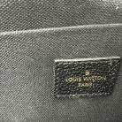 borsa in pelle empreinte nera felice