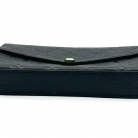 borsa in pelle empreinte nera felice