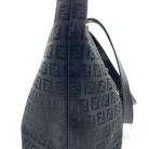 Borsa Fendi tote in tela nera
