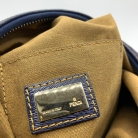 Borsa Fendi Zucchino tipo hobo in tela blu viola