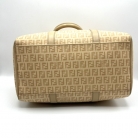 Fendi Forever Trunk Style Bag in Beige Canvas