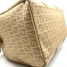 Fendi Forever Trunk Style Bag in Beige Canvas