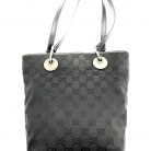 Borsa Gucci in tela GG nera