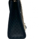 Bolso Gucci Emily de cuero negro.
