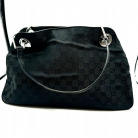 black gucci canvas bag
