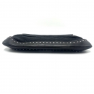 Borsa Horsebit 1955 Chain in pelle e tela GG nera