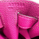 Kelly Hermès 28 retourne togo bag in pink fucsia