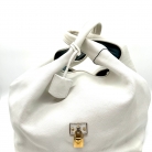 Bolso Loewe Hobo en cuero blanco
