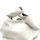 Bolso Loewe Hobo en cuero blanco