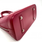 Borsa Louis Vuitton Alma PM in pelle Epi rossa