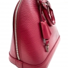 Borsa Louis Vuitton Alma PM in pelle Epi rossa