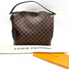 Borsa a tracolla Louis Vuitton in tela Damier
