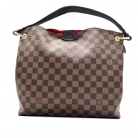 Borsa a tracolla Louis Vuitton in tela Damier
