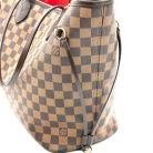 LOUIS VUITTON NEVERFULL MM DAMIER EBENE BAG WITH ENGRAVED LETTERS D.A.