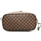 LOUIS VUITTON NEVERFULL MM DAMIER EBENE BAG WITH ENGRAVED LETTERS D.A.