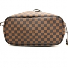 LOUIS VUITTON NEVERFULL MM DAMIER EBENE BAG WITH ENGRAVED LETTERS D.A.