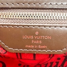 LOUIS VUITTON NEVERFULL MM DAMIER EBENE BAG WITH ENGRAVED LETTERS D.A.