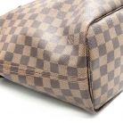 BORSA LOUIS VUITTON NEVERFULL MM DAMIER EBENE CON POCHETTE