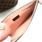BORSA LOUIS VUITTON NEVERFULL MM DAMIER EBENE CON POCHETTE