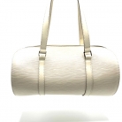 Borsa Louis Vuitton Soufflot Vintage bianca Epi