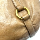 Bolso Miu Miu en cuero caqui grande