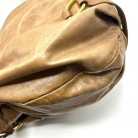 Bolso Miu Miu en cuero caqui grande