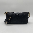 Pochette Louis Vuitton in pelle Monogram Empreinte nera