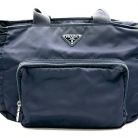 BORSA PRADA A MANO IN NYLON BLU