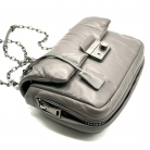 Bolso Prada de Nappa Bomber color piedra gris