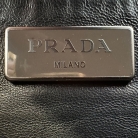 Bolso Prada de Nappa Bomber color piedra gris