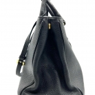 borsa prada double in pelle nera a tracolla
