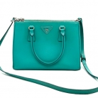 PRADA BAG IN SAFFIANO TURQUOISE LEATHER