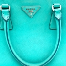 PRADA BAG IN SAFFIANO TURQUOISE LEATHER