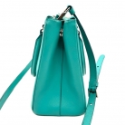 PRADA BAG IN SAFFIANO TURQUOISE LEATHER