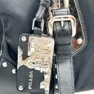 BORSA PRADA TIPO BAULE CON PUNTI