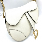 Bolso Saddle DIOR blanco