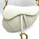 Bolso Saddle DIOR blanco