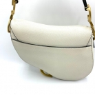 Bolso Saddle DIOR blanco