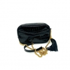 Borsa Saint Laurent Camera in pelle verniciata nera