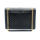 Borsa Saint Laurent in Pelle Trapuntata Chevron