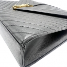 Borsa Saint Laurent in Pelle Trapuntata Chevron