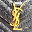 Borsa Saint Laurent in Pelle Trapuntata Chevron