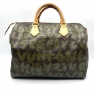 Bolso Speedy LouisVuitton 30 Monogram Graffiti
