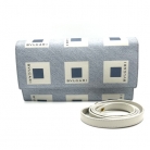 Borsa Bulgari in nylon grigio e pelle