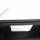 Borsa Bulgari in nylon grigio e pelle