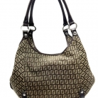 Bolso tote Fendi Zucchino marron