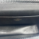 Valentino V bag in black braided leather